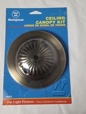 Ceiling Canopy Kit Antique Brass 70053 For Fans And Fixtures By Westinghouse New